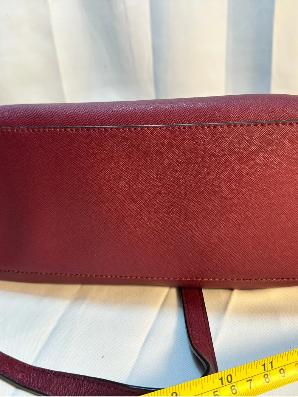 Michael Kors Savannah Satchel pink and mulberry color blocking